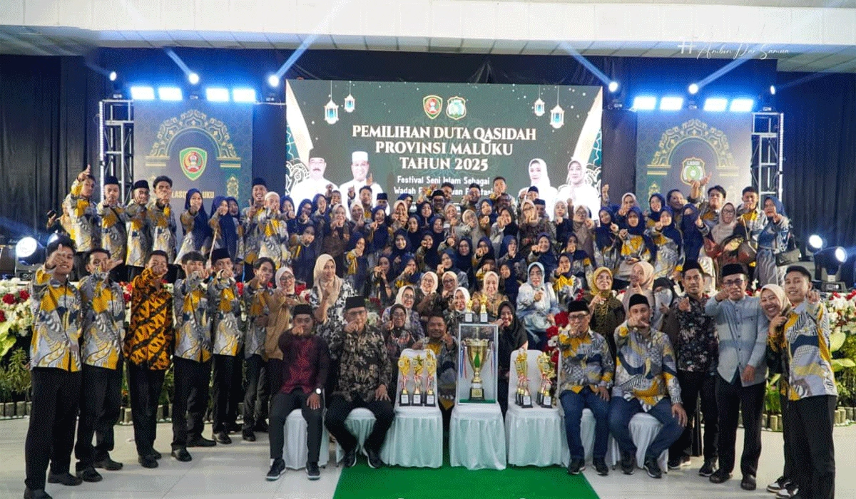Ambon Sabet Gelar Juara Umum Duta Qasidah Maluku 2025