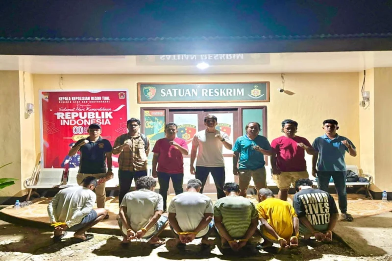 Enam Pemuda Tual Jadi Tersangka Pembunuhan Setelah Rekayasa Kasus