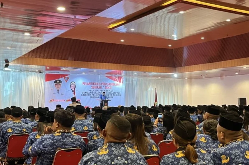 Ribuan PPPK Tahap I Resmi Dilantik Pemkot Ambon