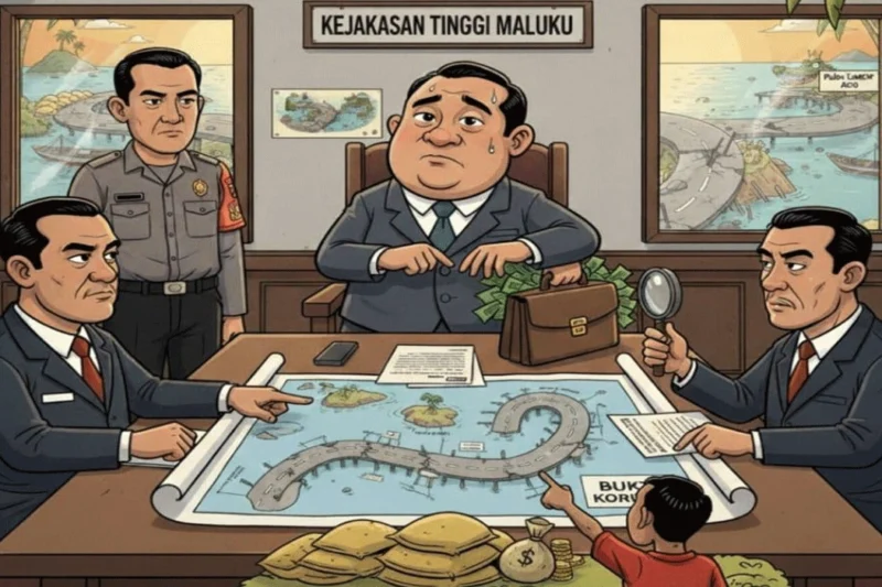 Eks Bupati Aru Johan Gonga Diperiksa Jaksa Soal Proyek Jalan Wokam Rp36,7 Miliar