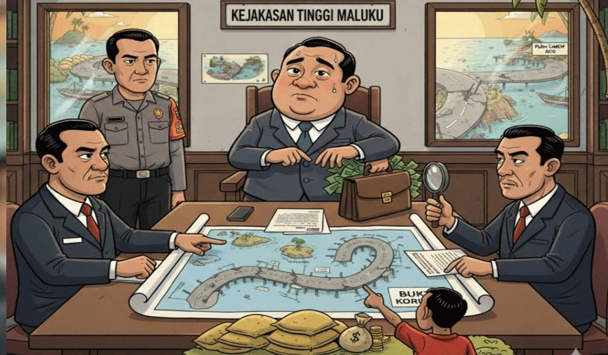 Eks Bupati Aru Johan Gonga Diperiksa Jaksa Soal Proyek Jalan Wokam Rp36,7 Miliar
